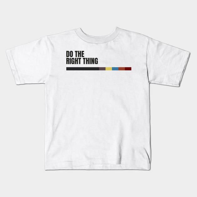 Do The right thing Hip Hop Kids T-Shirt by Clawmarks